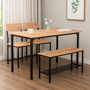 Gold Wood Oak/Black